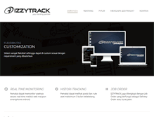 Tablet Screenshot of izzytrack.com